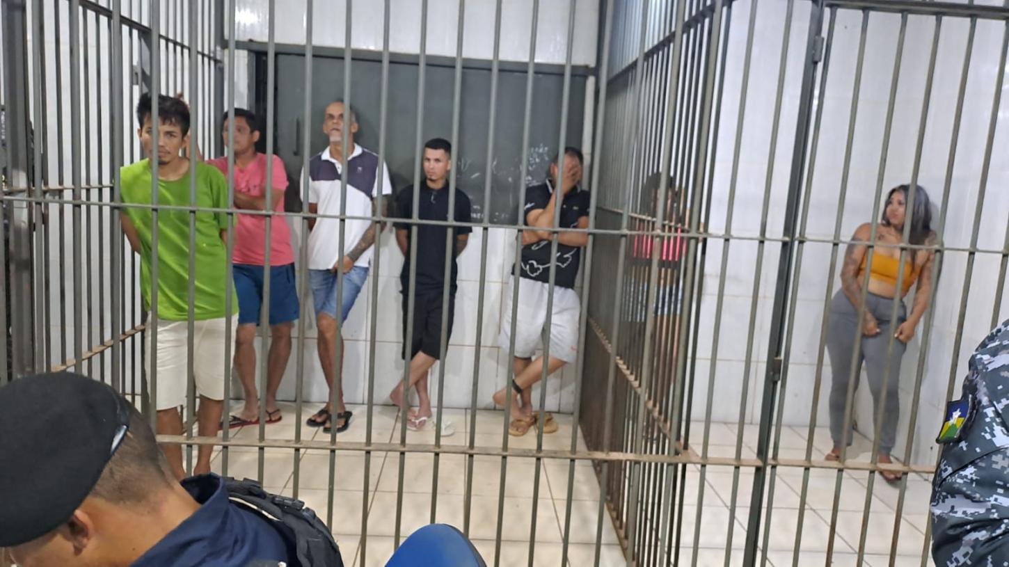Mega operação da Polícia Penal e PM em Porto Velho contra criminosos