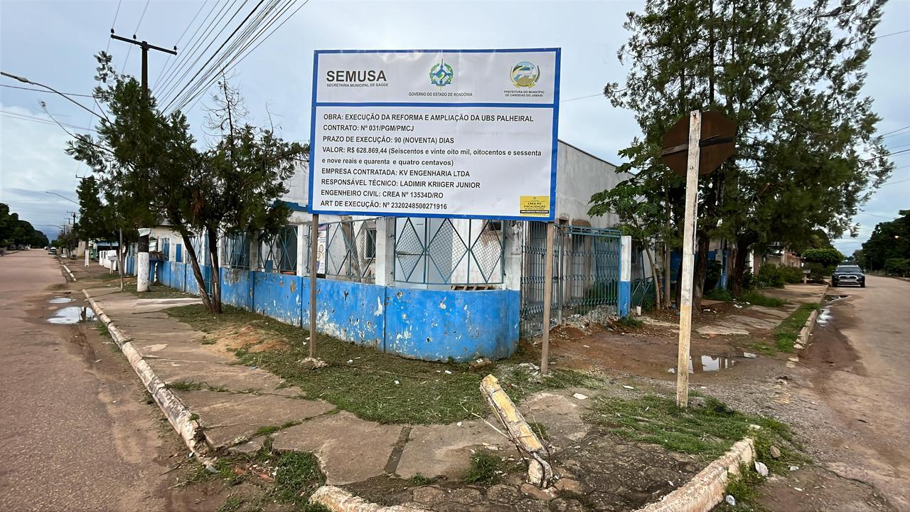 Empresa vencedora de licitação é alvo de denúncia por irregularidades e paralisação de obra pública na área da saúde, em Candeias do Jamari (RO)