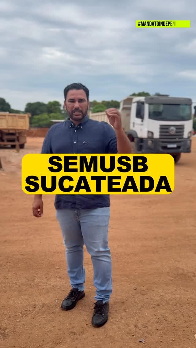 Vereador Marcos Combate denuncia sucateamento intencional da frota da SEMUSB e aponta favorecimento à terceirização