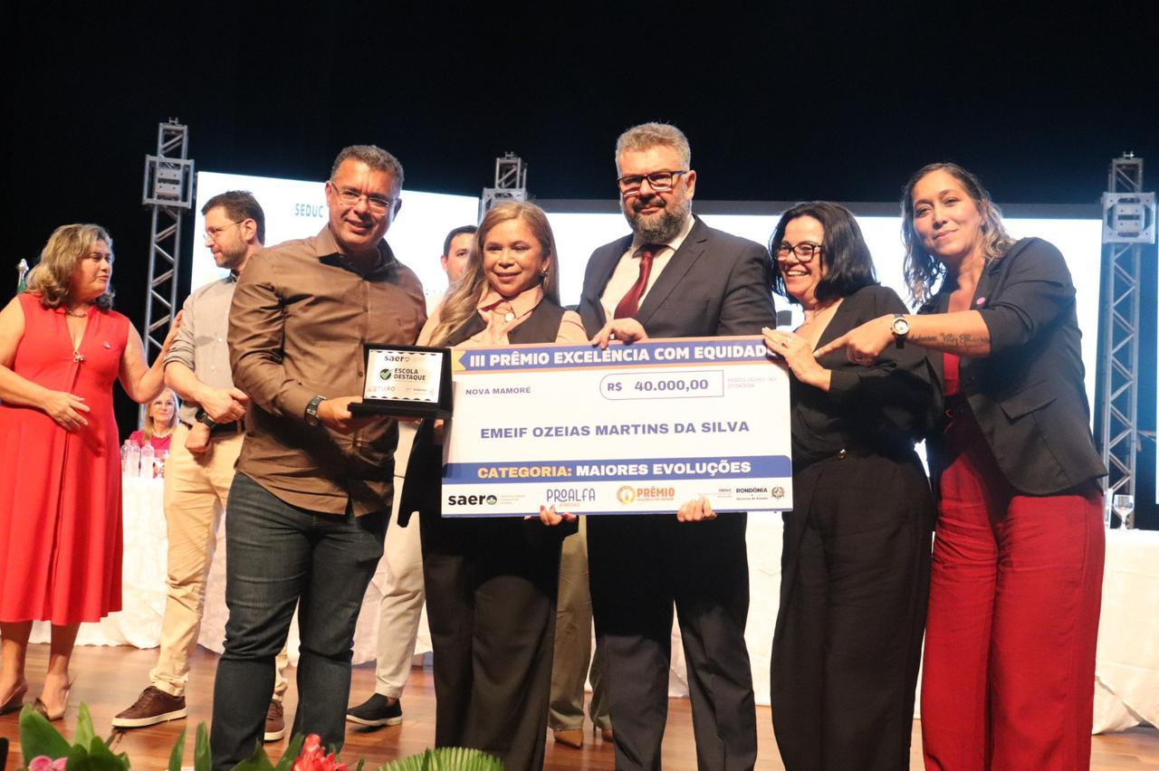 Nova Mamoré conquista protagonismo na educação e fatura R$ 225 mil com destaque no Saero