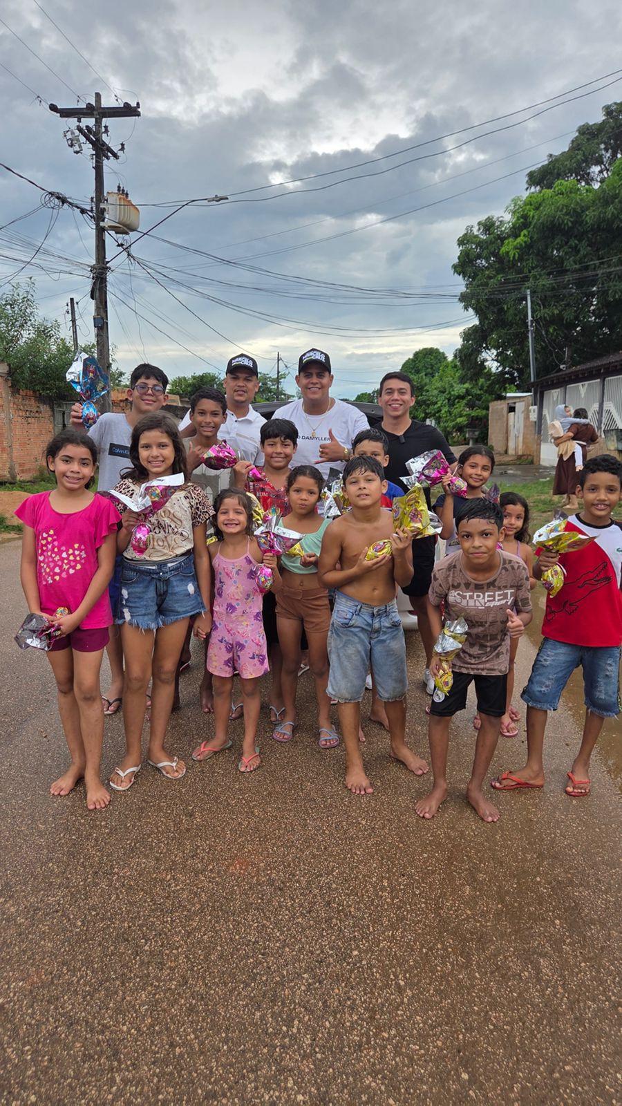 Páscoa Solidária celebra 4 anos levando alegria às crianças do bairro Lagoinha