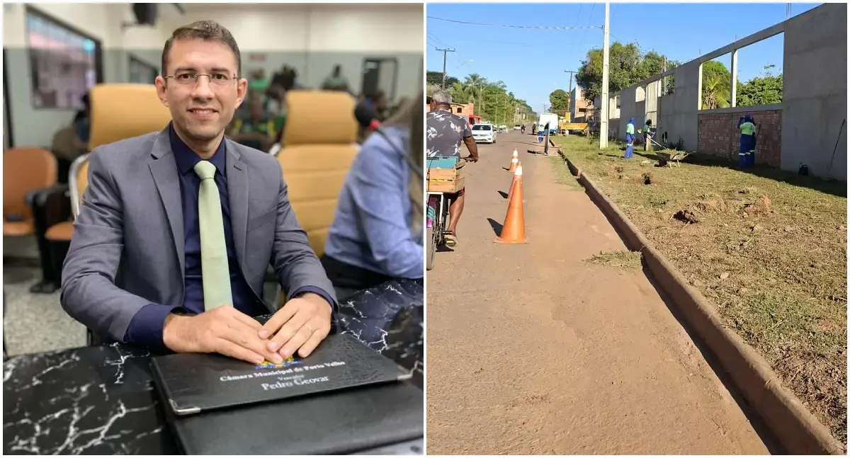Pedro Geovar cobra providências e Prefeitura realiza limpeza em trecho da Avenida Calama