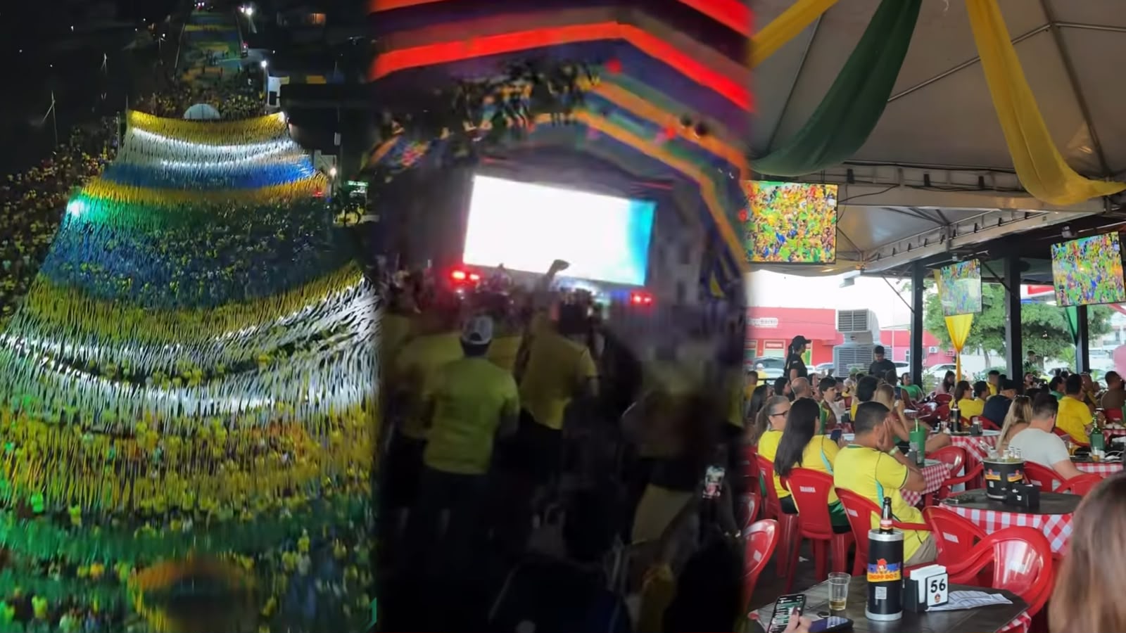 FICOU NO EMPATE – Torcedores lotam Pica-Pau, Fan Fest e telão da prefeitura em Porto Velho para estreia do Brasil na Copa