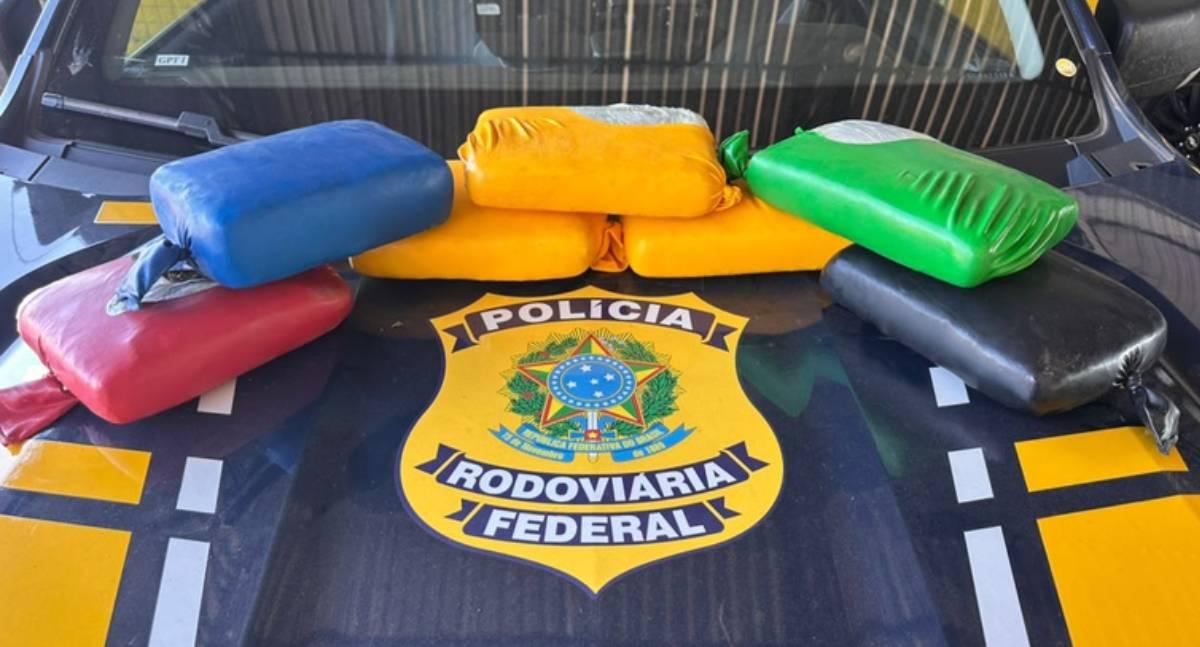 PRF em Rondônia apreende mais de 8 kg de entorpecentes em Vilhena