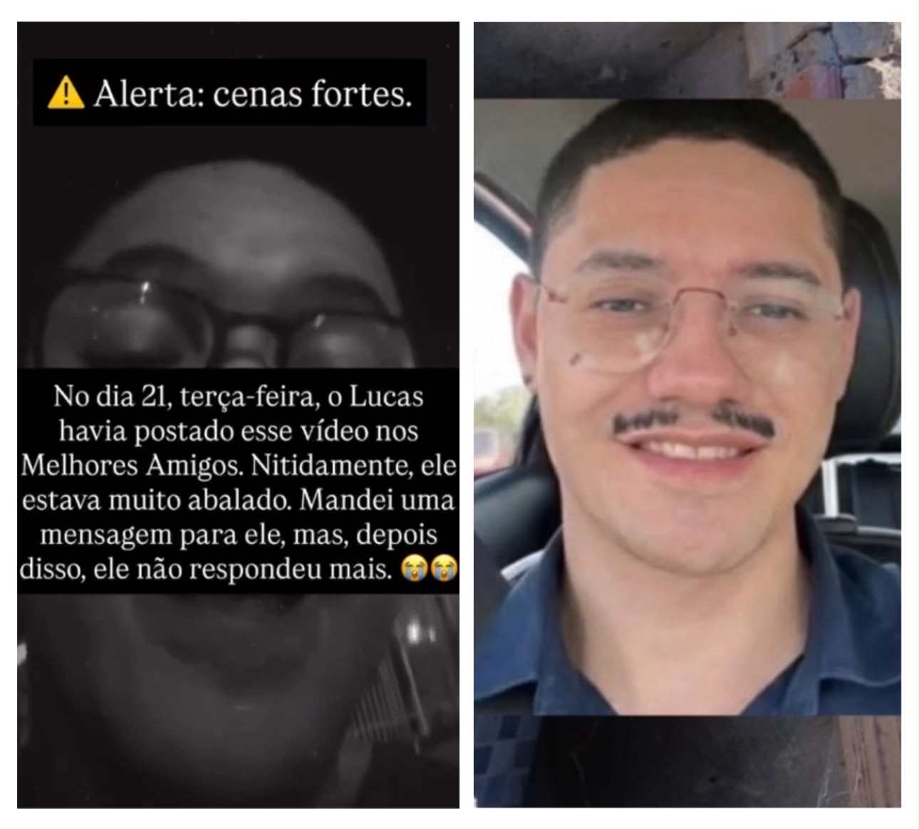 CENAS FORTES – Jovem desaparecido em Porto Velho havia publicado vídeo dias antes de ser encontrado morto em cemitério