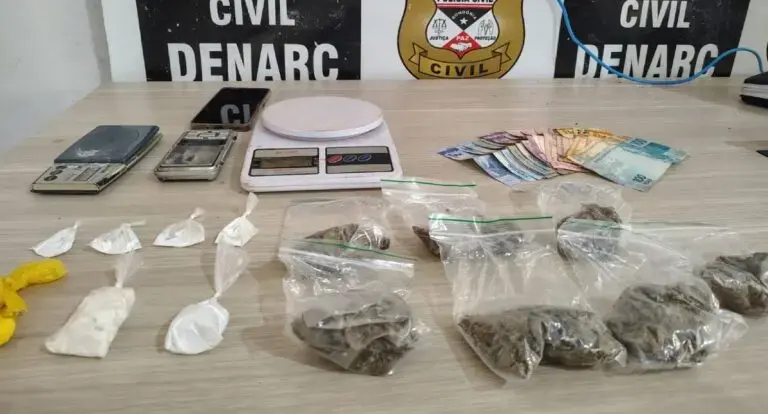  Denarc prende suspeito de tráfico na zona sul da capital 