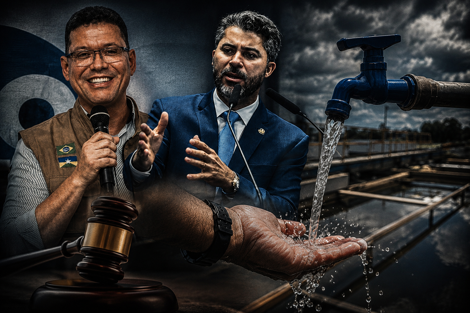 EMBATE POLÍTICO – Concessão bilionária da água e esgoto coloca governo e oposição em lados opostos