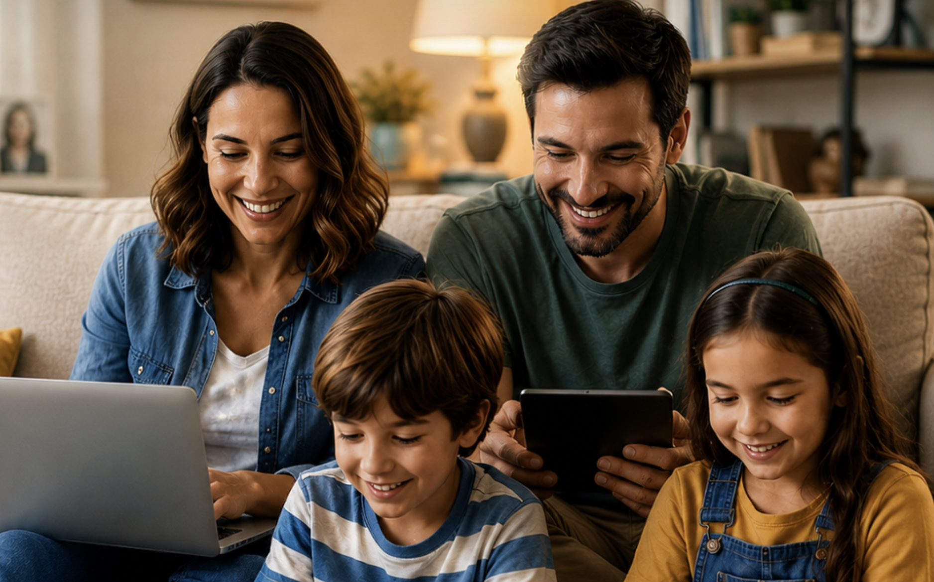 Férias em casa com as crianças: a internet certa faz toda a diferença
