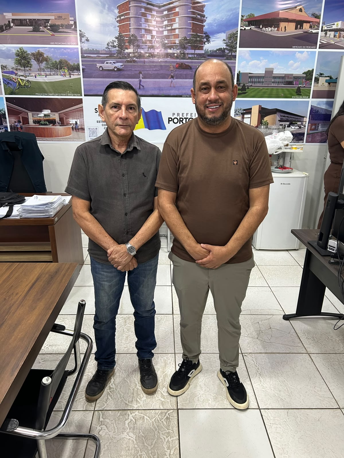 Vereador Wanoel Martins e secretário Antônio Prata alinham projetos para o Baixo Madeira em 2026