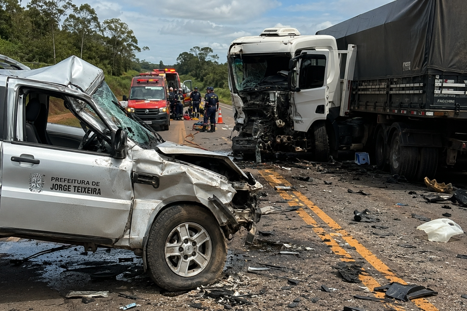 BR-364 volta a registrar tragédia e soma 12 mortes em apenas três acidentes em Rondônia