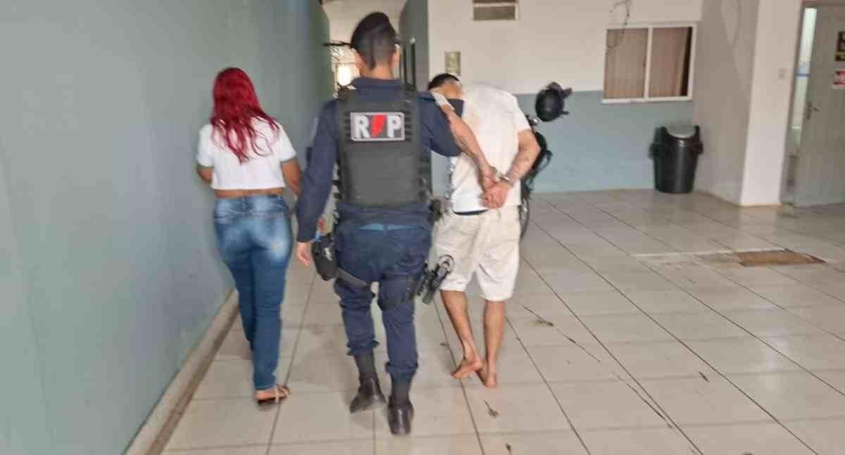 Casal é detido com objetos furtados no decorrer de ação do 1º BPM em Porto Velho