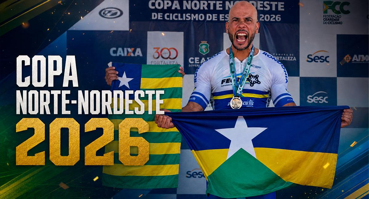 Copa Norte-Nordeste 2026: Júnnyo conquista ouro para Rondônia no ciclismo