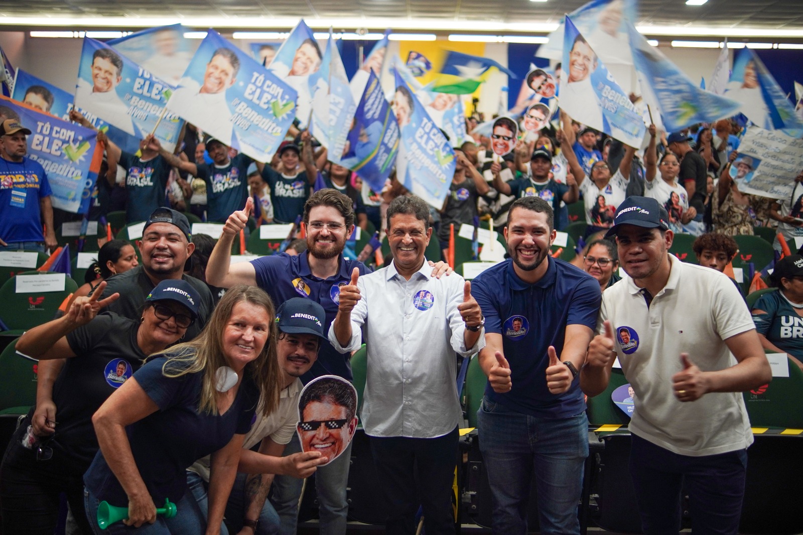 Juventude, experiência e participação popular marcaram a presença de Dr. Benedito Alves