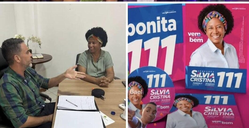 LÉO MORAES, PREFEITO DE PORTO VELHO, DECLARA AMORES À SILVIA CRISTINA, SUA CANDIDATA AO SENADO POR RONDÔNIA