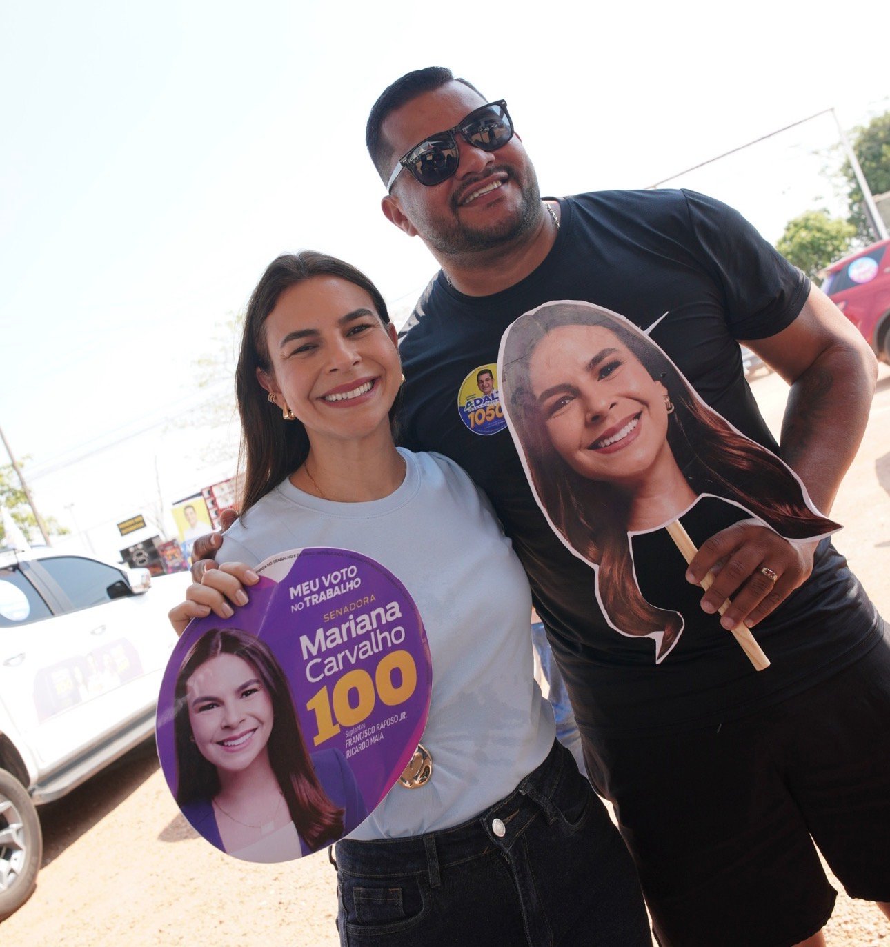 Mariana Carvalho dá início à campanha ao Senado com grande adesivaço em Porto Velho