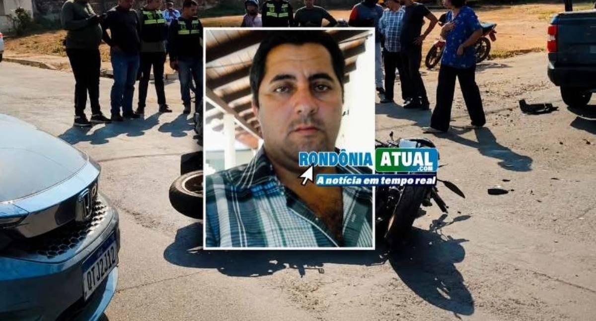 Motociclista de 44 anos morre depois de grave acidente de trânsito em RO