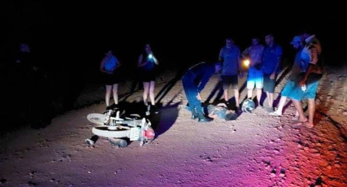Motociclista fica ferido depois de queda em estrada rural de RO