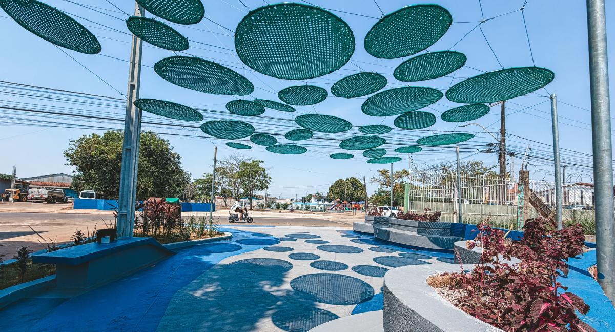 Pocket Park transforma área degradada em espaço de convivência