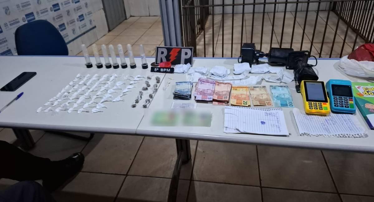Prisão por tráfico de drogas em mercadinho no Jardim Santana