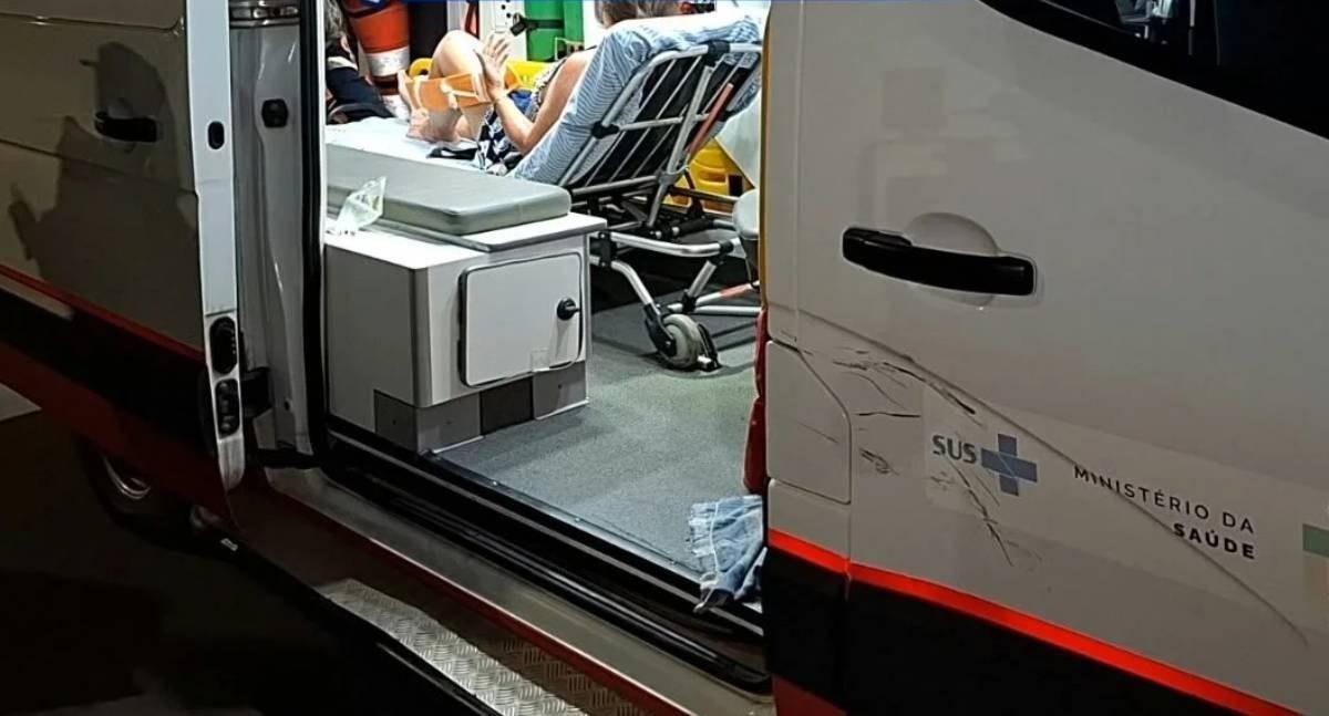 Acidente entre moto e motoneta deixa quatro feridos, incluindo duas crianças, em RO