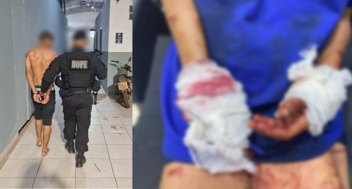 Menor é apreendido depois de balear mulher em sessão de disciplina de facção no Orgulho do Madeira
