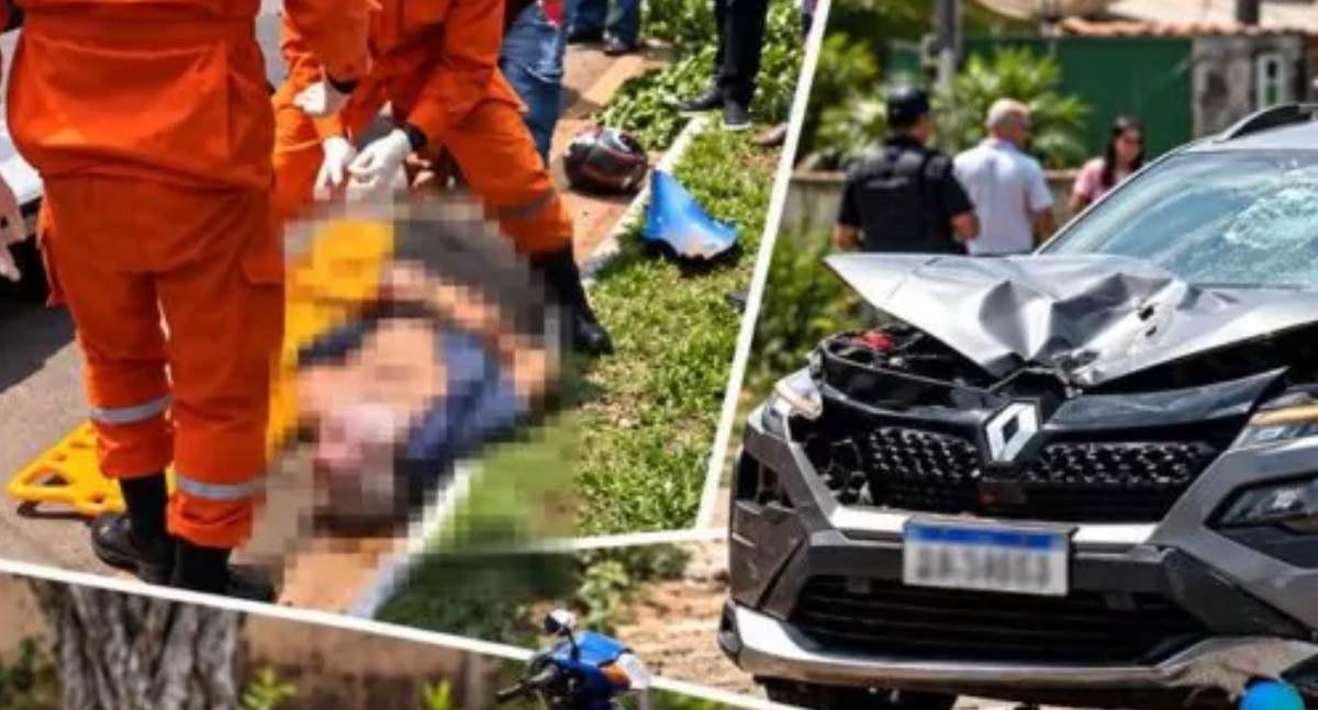 Motociclista morre depois de colisão entre Honda Biz e carro no interior do estado