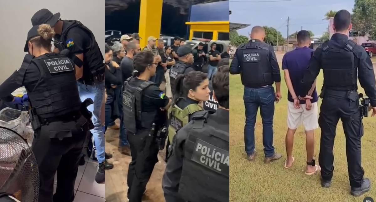 Polícia Civil deflagra operação para cumprir mandados por homicídio e combater facções criminosas em RO
