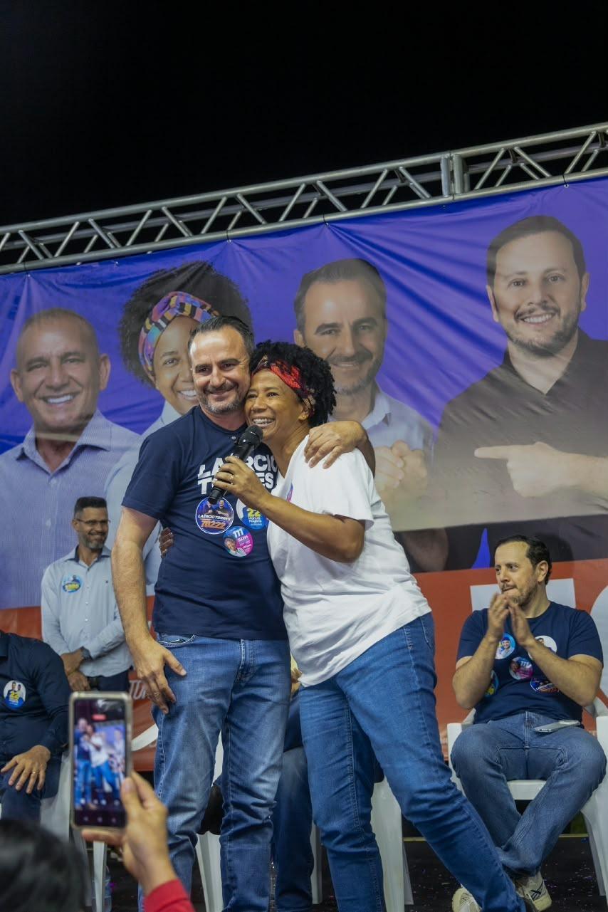 Sílvia Cristina presta solidariedade ao candidato Laércio Torres, vítima de acidente