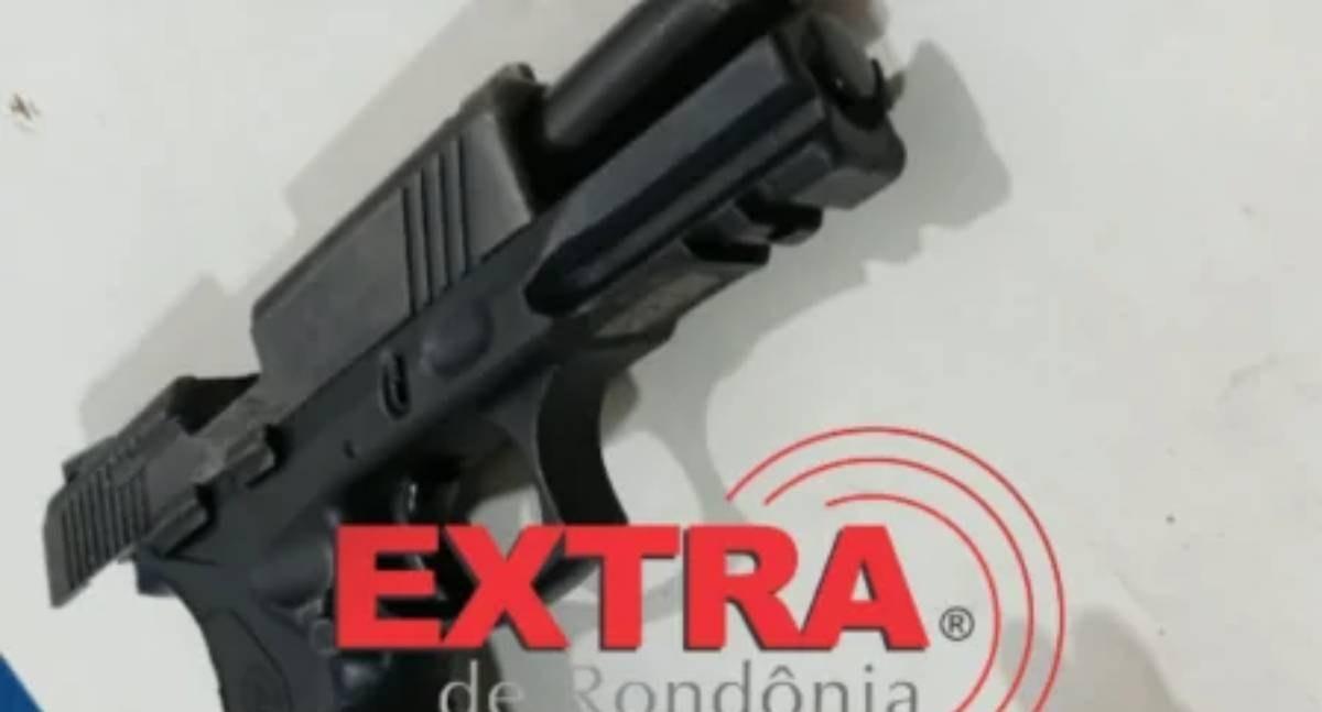 Adolescente é apreendido com pistola e munições depois de perseguição em RO