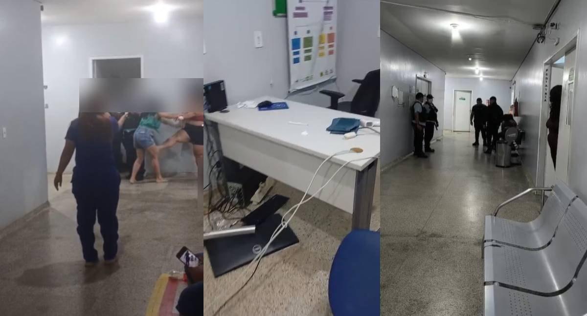 Agressões e vandalismo na UPA Sul mobilizam PM em Porto Velho