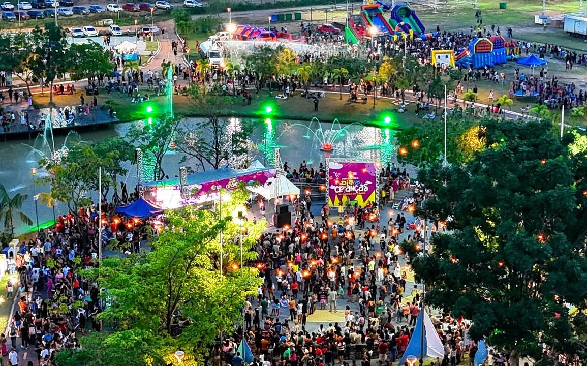 Dia das Crianças reuniu aproximadamente 40 mil pessoas no Parque da Cidade