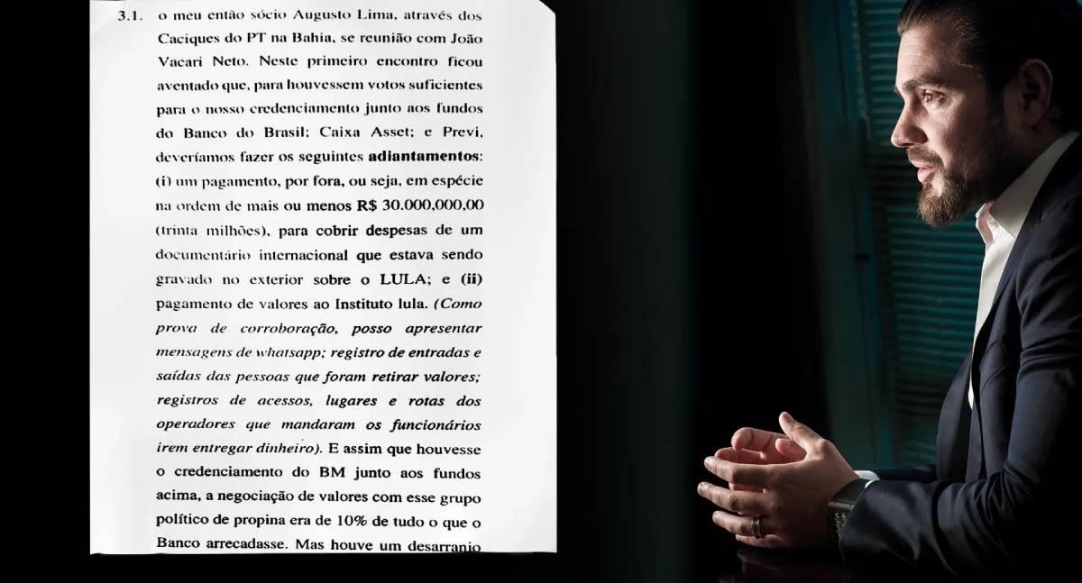 Em áudio e documentos, Daniel Vorcaro afirma ter pago R$ 30 milhões em dinheiro vivo para filme sobre Lula