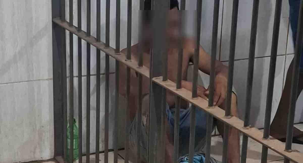 Homem de 33 anos é preso depois de agredir irmã e tentar atacá-la com faca
