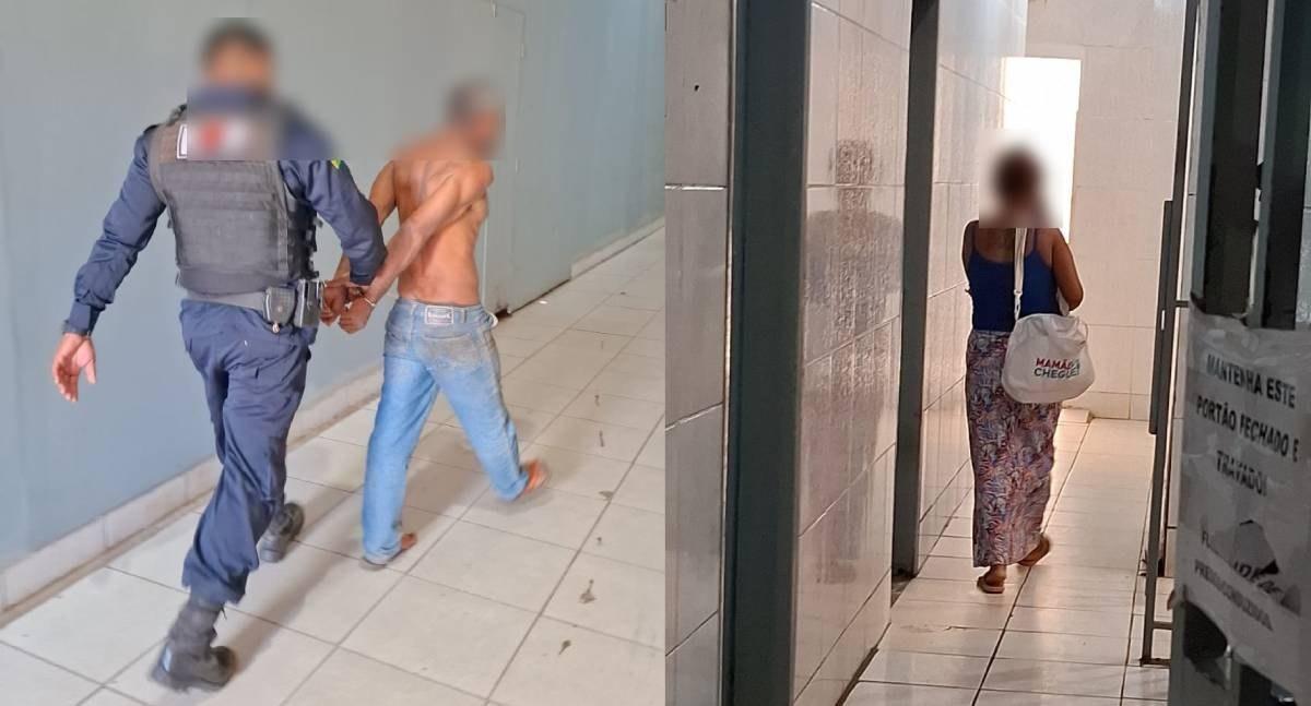 Homem é preso depois de agredir companheira e mãe fugir com bebê em Porto Velho