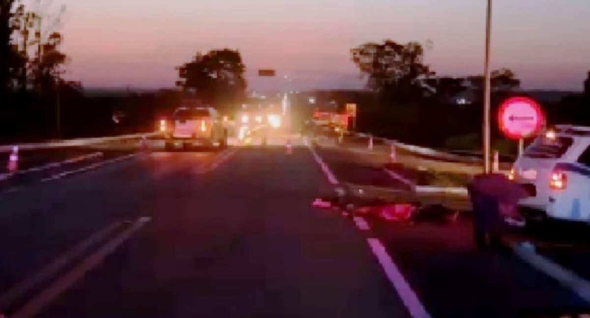 Motociclista de 64 anos morre em colisão com carreta na rodovia BR-364