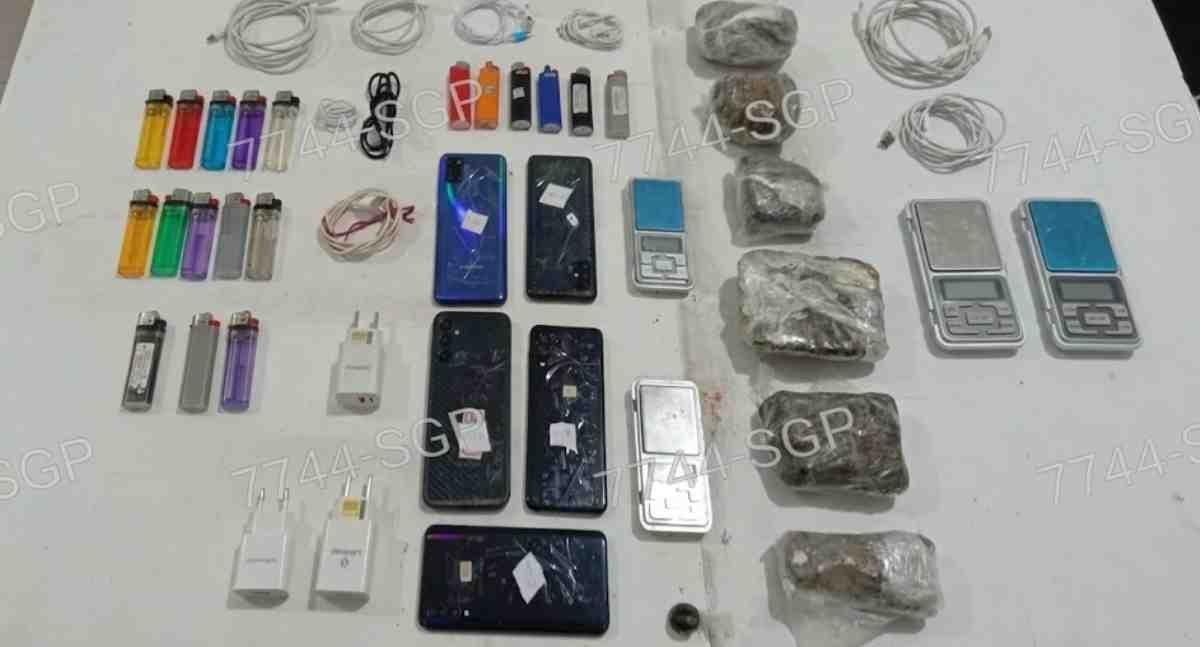 Polícia Penal apreende 45 celulares e quase 16 kg de drogas no Presídio 603