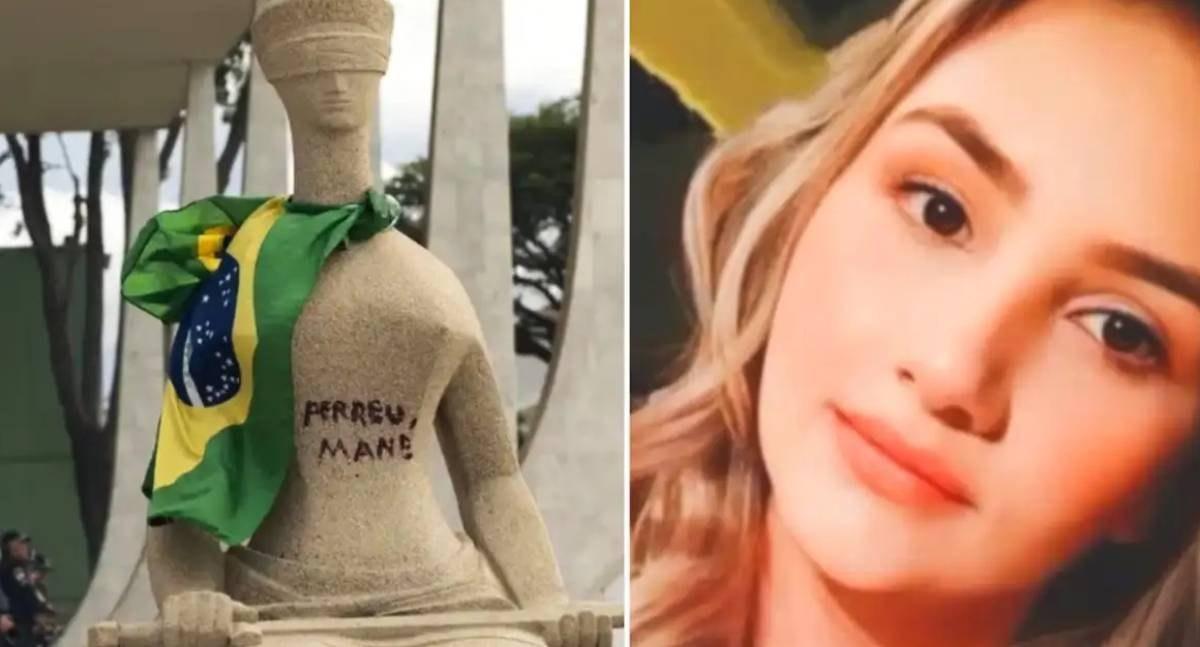STF concede progressão para o semiaberto a cabeleireira conhecida por pichar estátua com batom