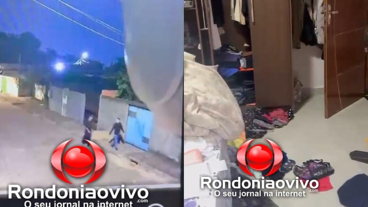 VÍDEO: Vigilante é agredido a coronhadas no decorrer de roubo de carro e outros objetos