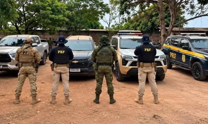 Ação integrada das forças de segurança recupera três veículos roubados e intercepta suspeitos em Nova Mamoré