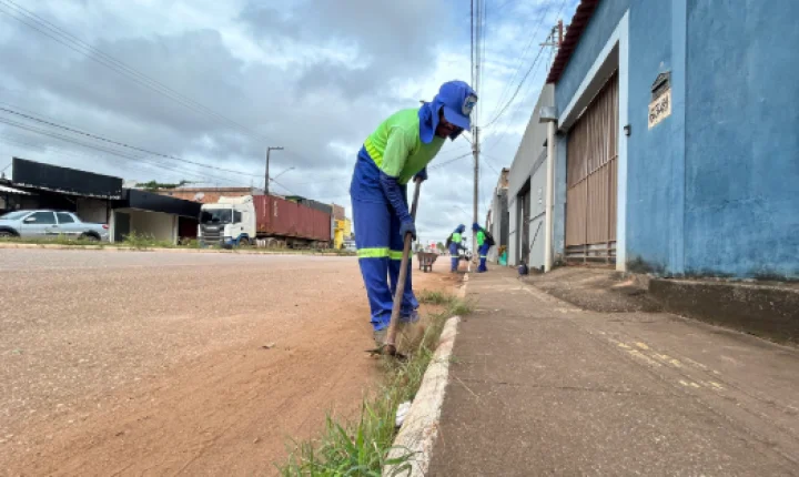 Ações de limpeza e roçagem avançam em diferentes regiões da capital