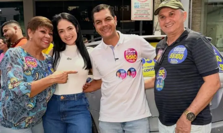 Adesivaço de Cássio Gois reúne apoiadores e movimenta a Avenida Porto Velho em Cacoal