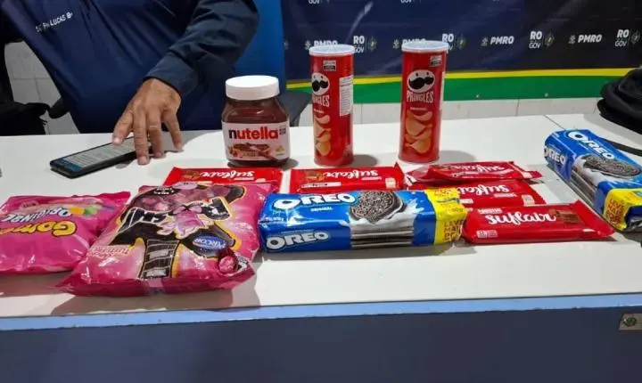 Adolescente de 14 anos é apreendida suspeita de furtar doces e chocolates em mercado de Porto Velho