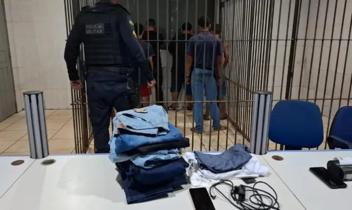 Adolescentes são apreendidos e homem é preso por receptação em Porto Velho