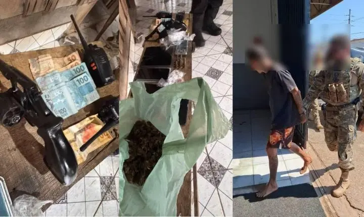 Casal é preso em distrito no decorrer de nova fase de operação contra o crime organizado