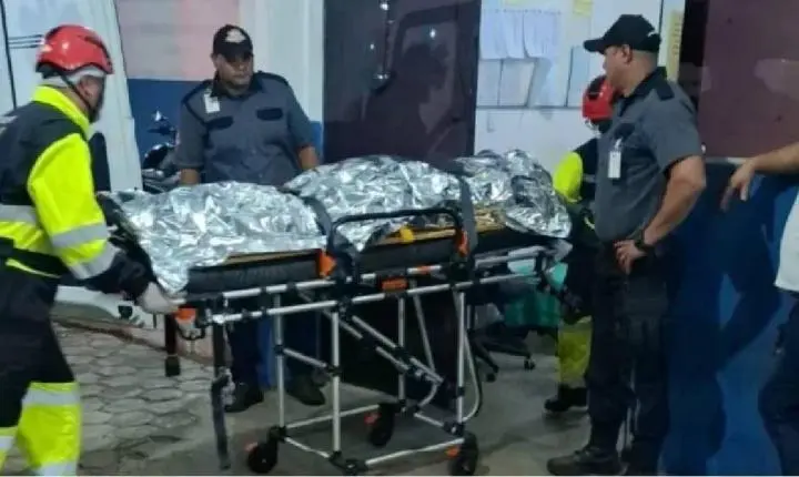 Casal fica ferido depois de motocicleta atingir cachorro na BR-364, em Porto Velho