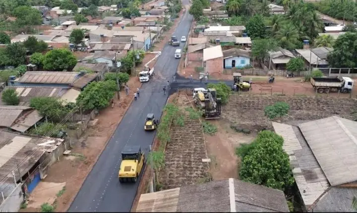 Cássio Gois viabiliza obras de pavimentação e drenagem no distrito de Riozinho