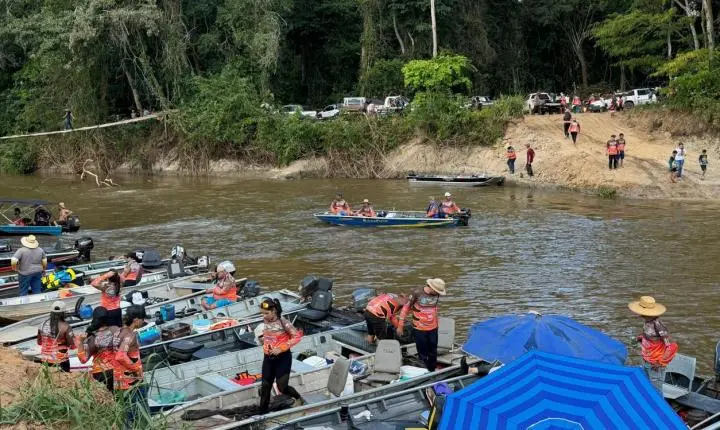 Com apoio do deputado Jean Oliveira, campeonato de pesca reúne mais de 500 participantes no Rio Branco, em Nova Brasilândia d’Oeste