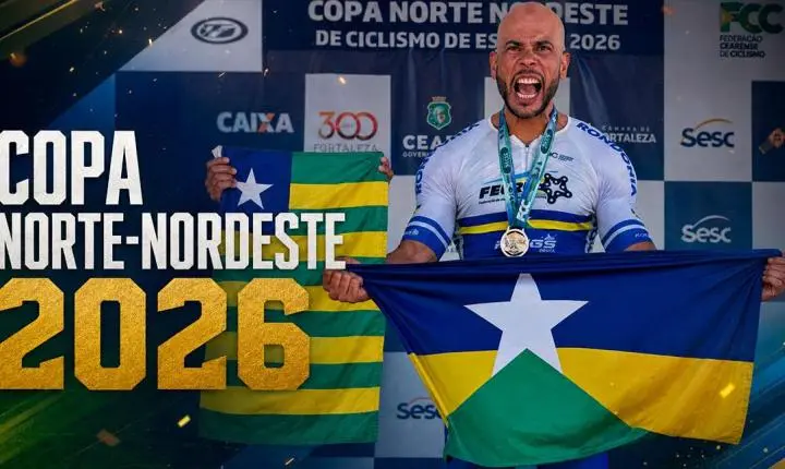 Copa Norte-Nordeste 2026: Júnnyo conquista ouro para Rondônia no ciclismo