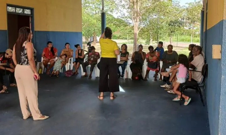 Cras Teodoro Crommo promove ação de conscientização e combate à violência