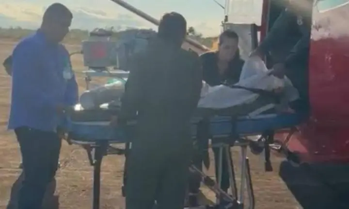 Criança é transferida de aeronave após engasgar com ovo de codorna em Guajará-Mirim
